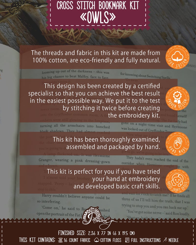 مجموعة غرز متقاطعة معدودة من Povitrulya - مجموعات DIY للبالغين أو الأطفال - إشارة مرجعية للتطريز المضحك - سهلة الاستخدام - مجموعة الحرف اليدوية - البوم - Image 4